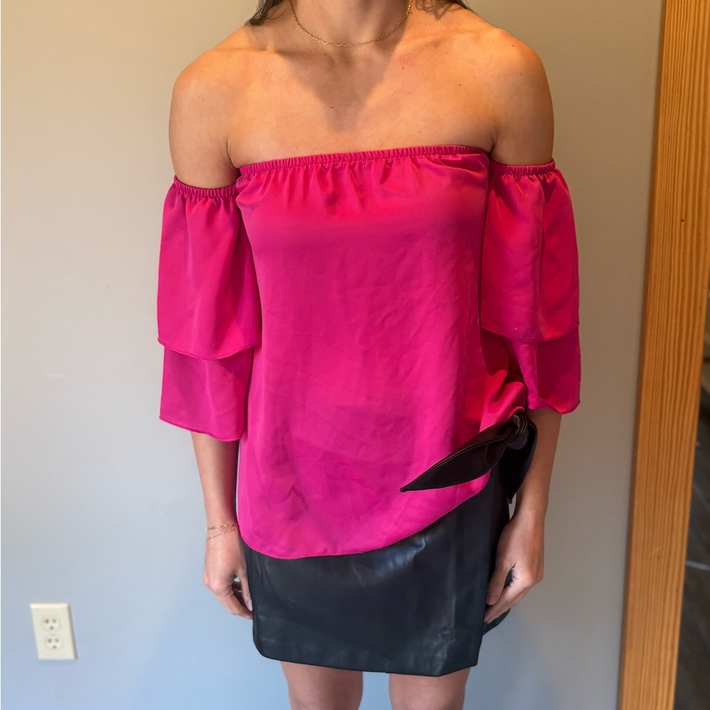 Meghan LA Vibrant Pink Blouse